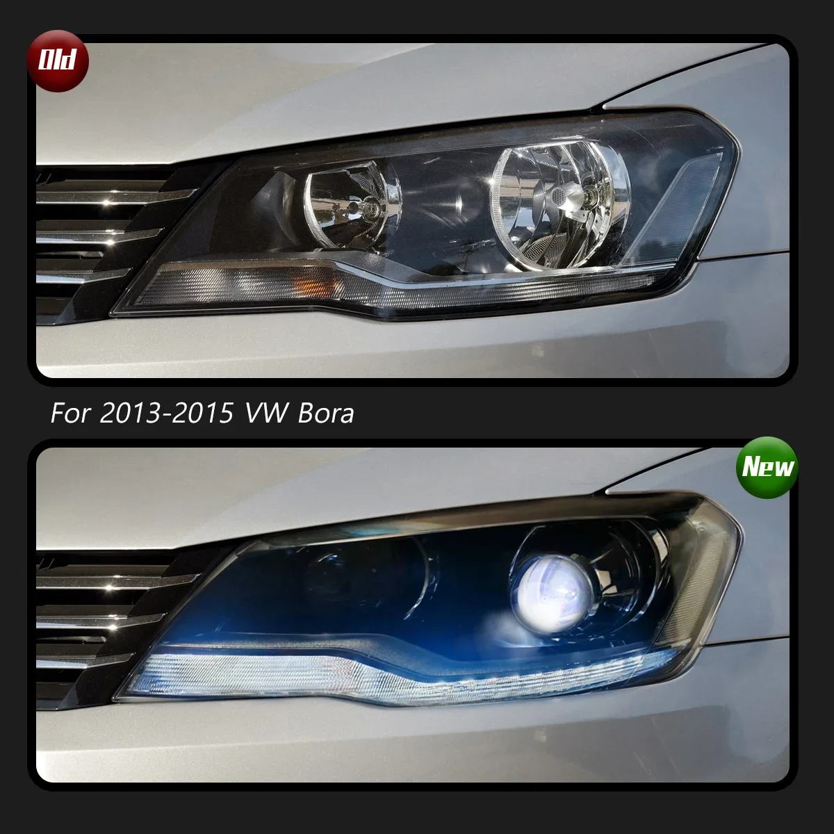 Auto Accessories Car For VW Bora Headlight 2013-2015 Upgrade Modified to New DRL Dynamic Turn Signal LED Headlight
Auto Accessories Car For VW Bora Headlight 2013-2015 Upgrade Modified to New DRL Dynamic Turn Signal LED Headlight