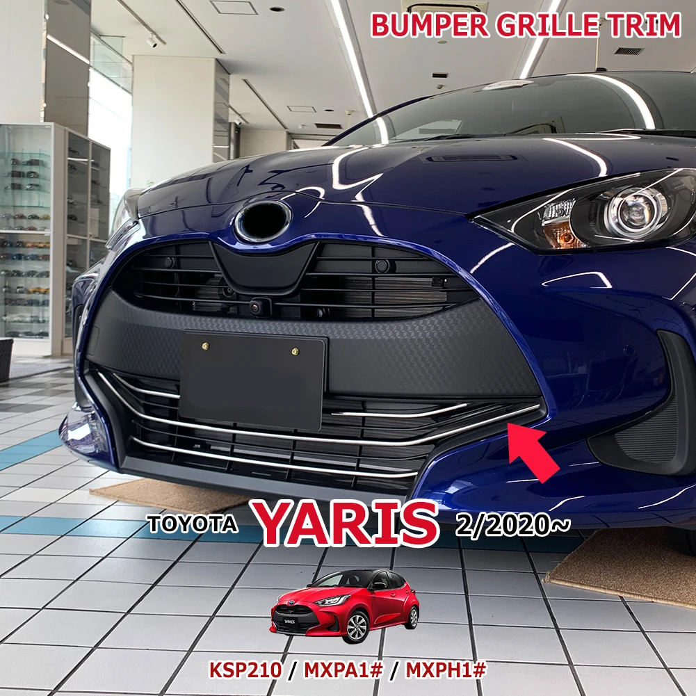 4pcs Front Lip Bumper Grille Protector for TOYOTA YARIS KSP210 MXPA1 MXPH1 2020 Chrome Stainless Steel Car Styling Accessories
4pcs Front Lip Bumper Grille Protector for TOYOTA YARIS KSP210 MXPA1 MXPH1 2020 Chrome Stainless Steel Car Styling Accessories