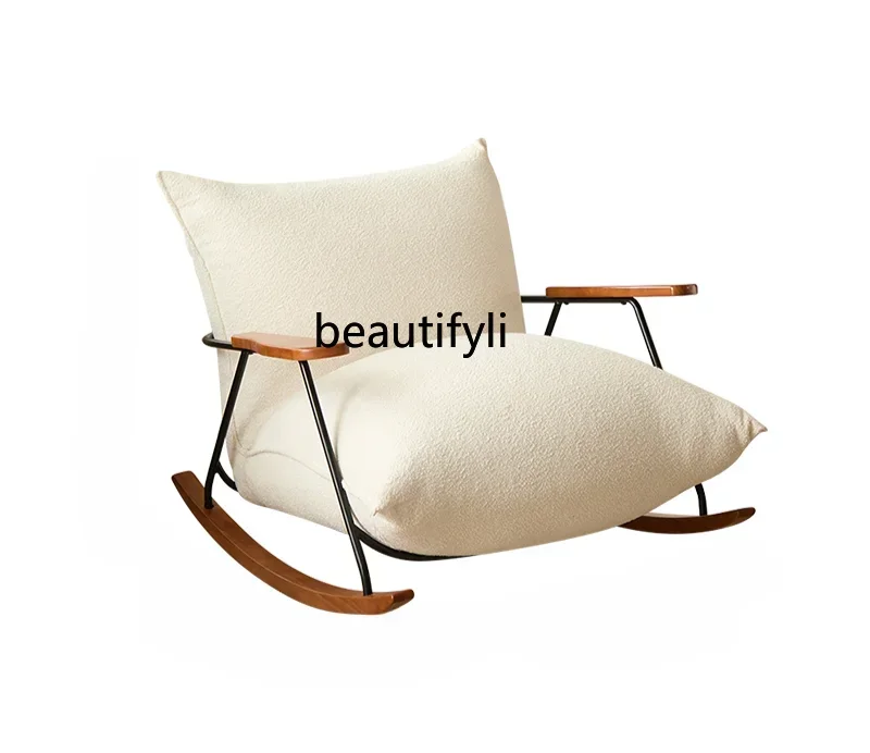 xxzRocking Chair Home Single Retro Sofa Living Room Balcony White Fat Lazy Leisure Recliner
xxzRocking Chair Home Single Retro Sofa Living Room Balcony White Fat Lazy Leisure Recliner