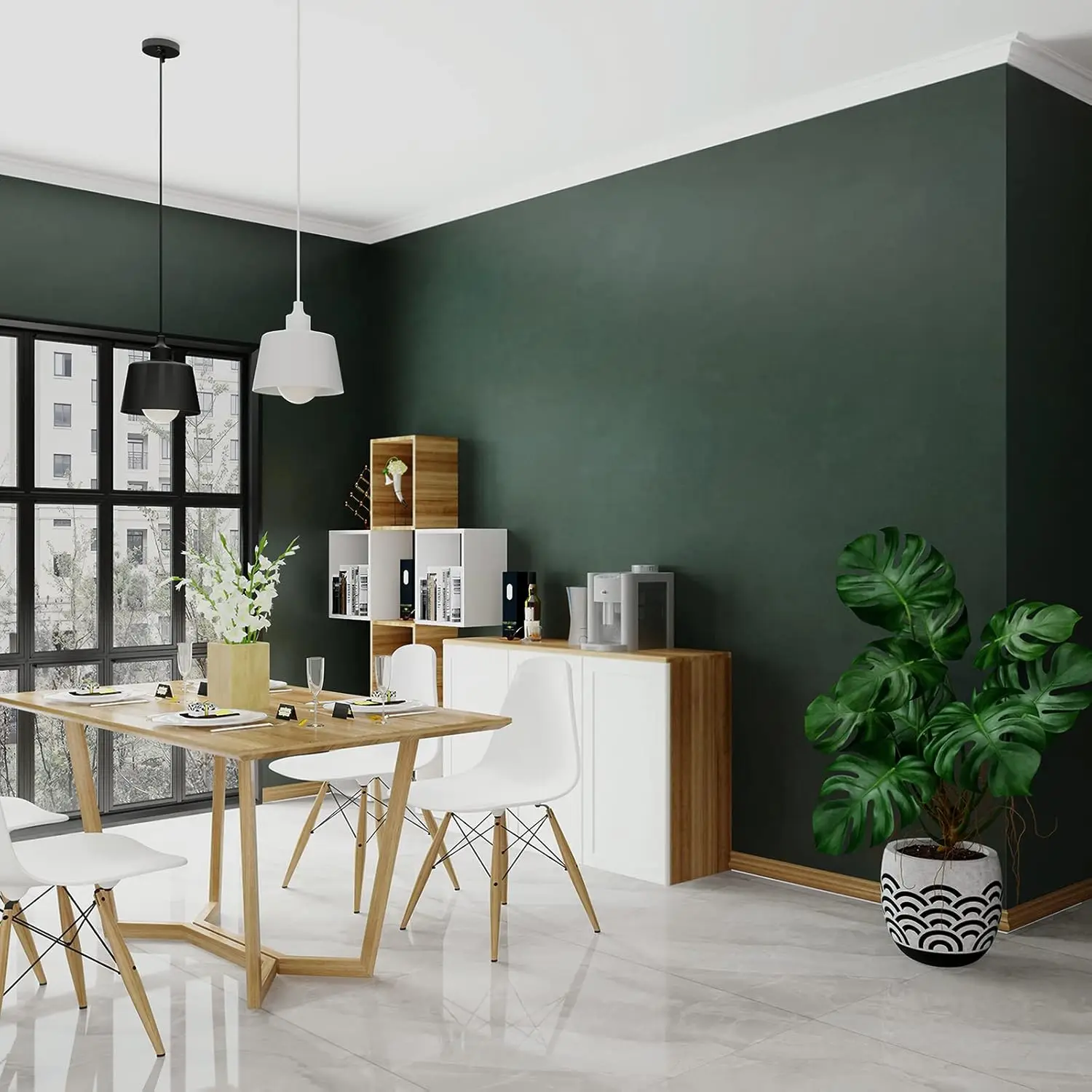 Jsevem 31""×157"" Extra Wide Thick Darker Black Green Matte Wallpaper Peel And Stick Solid Dark Green Bedroom Contact Paper
Jsevem 31""×157"" Extra Wide Thick Darker Black Green Matte Wallpaper Peel And Stick Solid Dark Green Bedroom Contact Paper