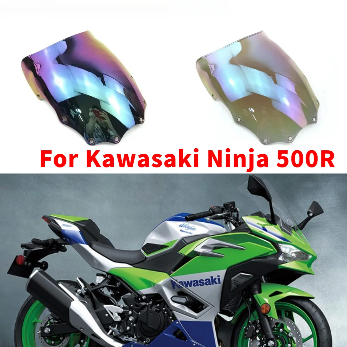 Motorcycle windshield deflector suitable for Kawasaki Ninja 500R EX 500 EX500 GPZ500 1993-2009
Motorcycle windshield deflector suitable for Kawasaki Ninja 500R EX 500 EX500 GPZ500 1993-2009