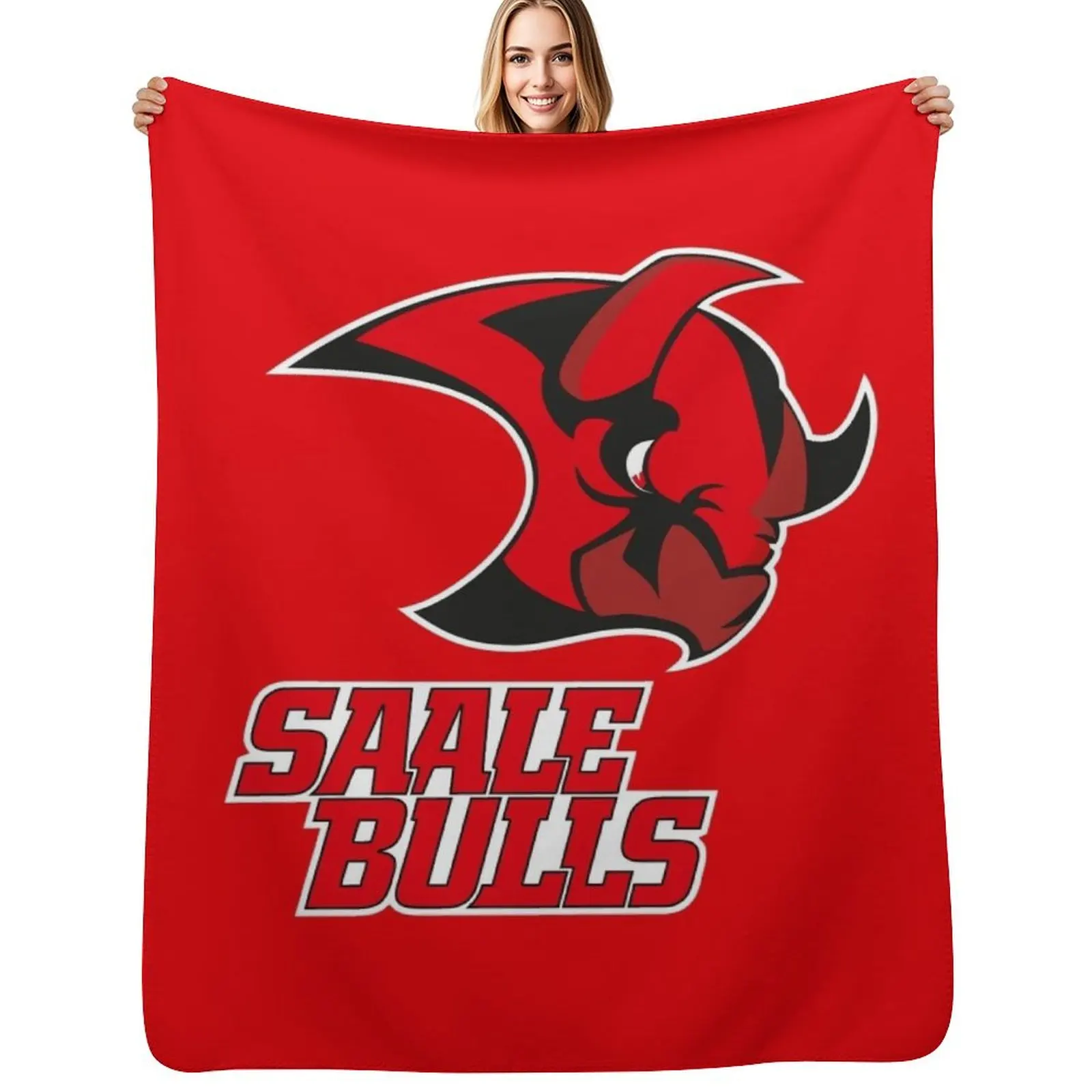 Saale Bulls Halle Throw Blanket Reusable Durable Soft Blanket for All Seasons
Saale Bulls Halle Throw Blanket Reusable Durable Soft Blanket for All Seasons