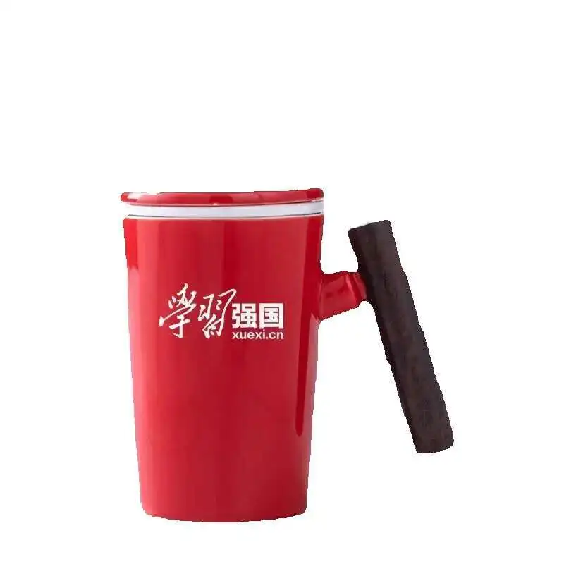 Study Strong Country Party Members Wooden Handle Mug Ceramic Cup Office Filter Tea Separation
Study Strong Country Party Members Wooden Handle Mug Ceramic Cup Office Filter Tea Separation