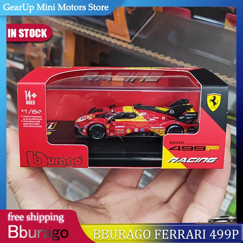 Новинка в наличии: Bburago 1:64 2025 24h Le Mans Ferrari 499P, литая модель из сплава, миниатюрная модель с металлическим шасси 499P # 51 # 83 игрушки в подарок детям
Новинка в наличии: Bburago 1:64 2025 24h Le Mans Ferrari 499P, литая модель из сплава, миниатюрная модель с металлическим шасси 499P # 51 # 83 игрушки в подарок детям