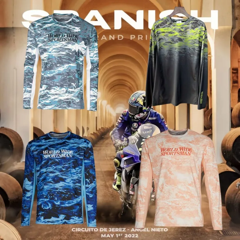 Motorcycle Off-road Riding Quick-drying Long-sleeved T-shirt Men's Crew Neck Summer Hot-selling Comfortable Sports Men and Women
Motorcycle Off-road Riding Quick-drying Long-sleeved T-shirt Men's Crew Neck Summer Hot-selling Comfortable Sports Men and Women
