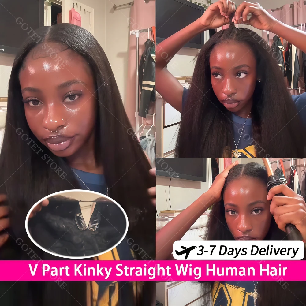 Удобные странные прямые парики с V-образным вырезом, регулируемая шапочка из человеческих волос, полностью машинная работа, зажим в парике, обновленный без шелка, V-образный бесклеевой парик
Удобные странные прямые парики с V-образным вырезом, регулируемая шапочка из человеческих волос, полностью машинная работа, зажим в парике, обновленный без шелка, V-образный бесклеевой парик