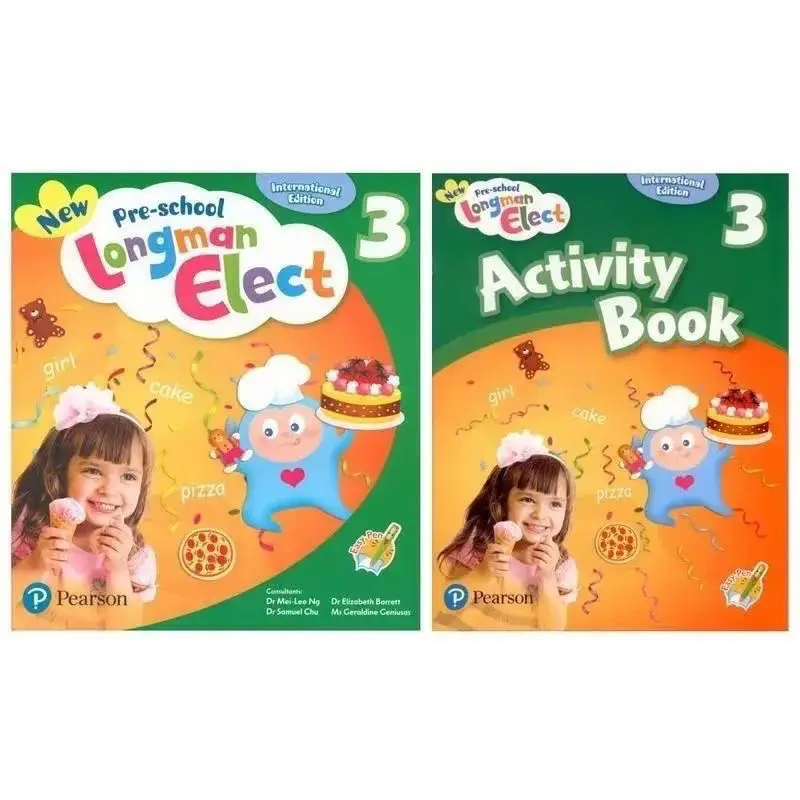 Материалы для раннего изучения английского языка Longman — новая ученическая книга для дошкольников Longman Elect + рабочая тетрадь 1А
Материалы для раннего изучения английского языка Longman — новая ученическая книга для дошкольников Longman Elect + рабочая тетрадь 1А