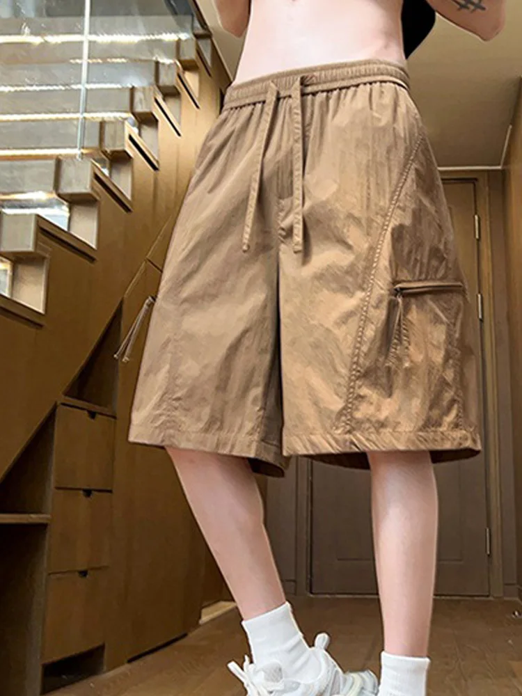 Zipper-Pocket Mens Cool Touch Cargo Shorts 2026 Summer Fashion Drawstring Outdoor Daily Wear Casual Straight Shorts Male Clothes
Zipper-Pocket Mens Cool Touch Cargo Shorts 2026 Summer Fashion Drawstring Outdoor Daily Wear Casual Straight Shorts Male Clothes