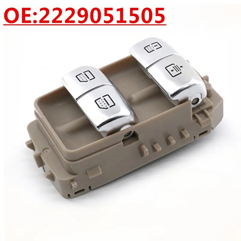 OE:2229051505 Suitable for Mercedes-Benz S550 S600 automotive glass lifter switch window adjustment switch
OE:2229051505 Suitable for Mercedes-Benz S550 S600 automotive glass lifter switch window adjustment switch