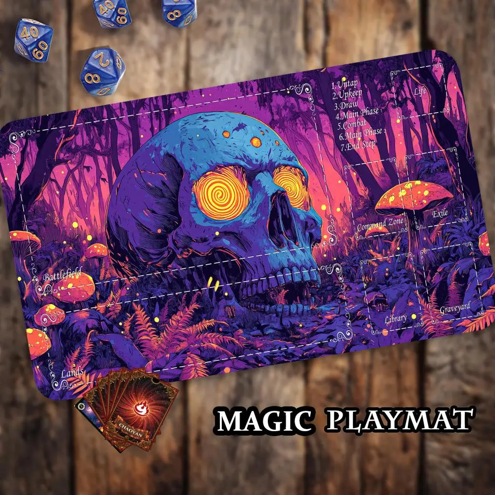 eerie skull and mushrooms MTG Playmat Magic Card Battle Mat Non-Slip Durable 35X60cm Commander playmat Board Game Mat for TCG
eerie skull and mushrooms MTG Playmat Magic Card Battle Mat Non-Slip Durable 35X60cm Commander playmat Board Game Mat for TCG