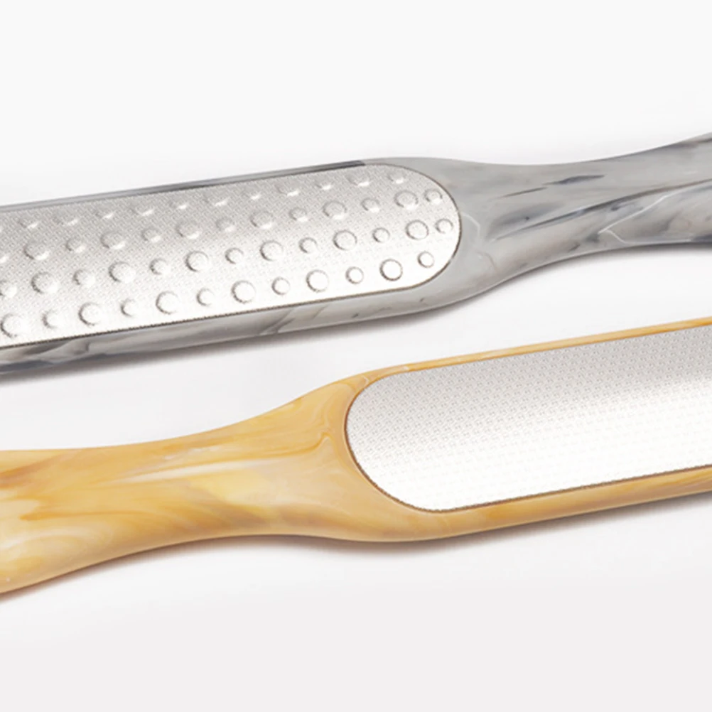 Stainless Steel File Foot Exfoliator Callus Grinder Dead Skin Remover Pedicure Yellow Durable Portable Hole Design For Smooth 
Stainless Steel File Foot Exfoliator Callus Grinder Dead Skin Remover Pedicure Yellow Durable Portable Hole Design For Smooth