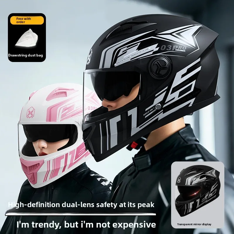 Motorcycle Helmet for Men Winter Warm Motorcycle Electric Bike Helmet for Women All-Season Universal Safety Helmet
Motorcycle Helmet for Men Winter Warm Motorcycle Electric Bike Helmet for Women All-Season Universal Safety Helmet