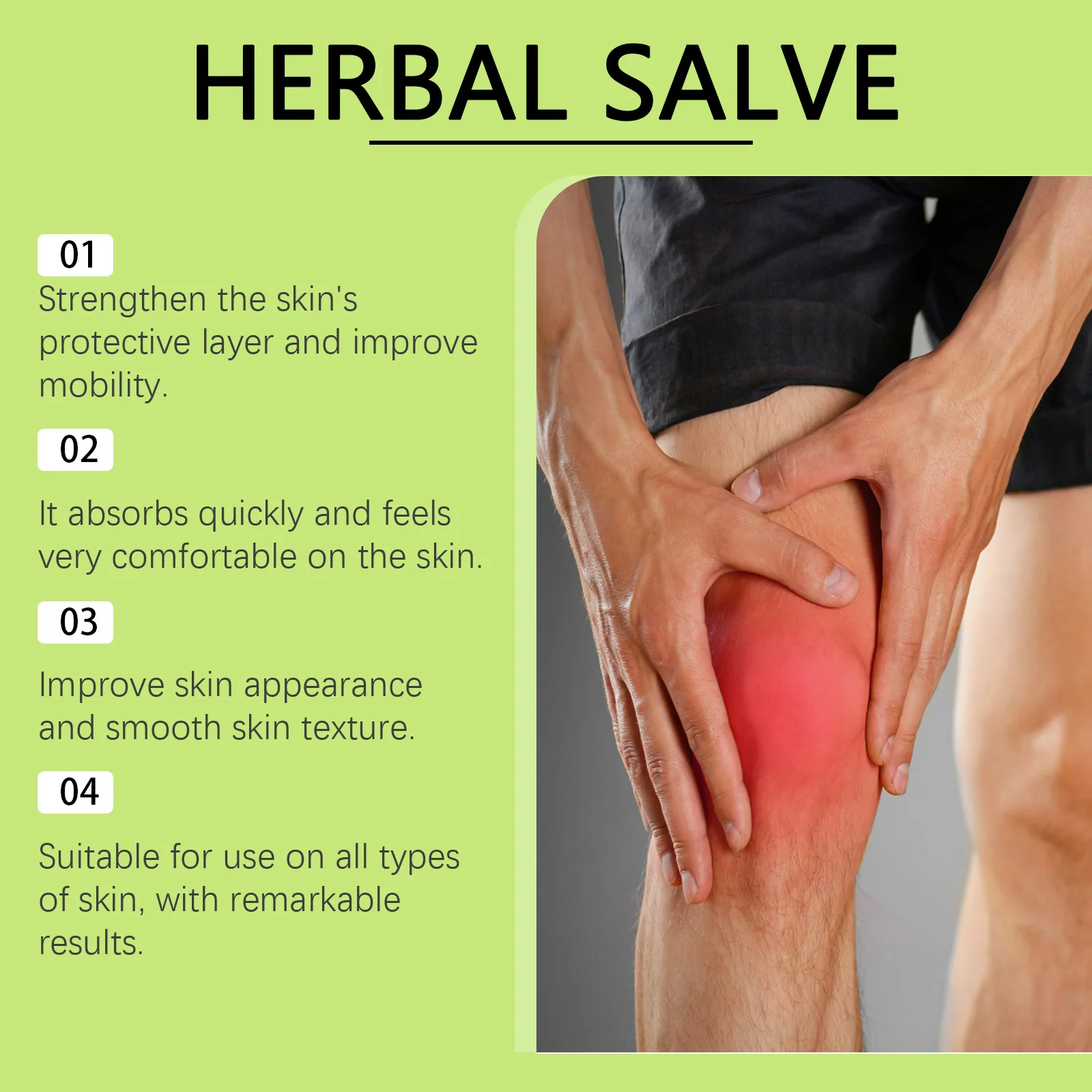 EELHOE Joint Care Cream Relieve Soreness Nourish Epidermis Massage Skin Reduce Stress Enhance Vitality Joint Moisturizing Creams
EELHOE Joint Care Cream Relieve Soreness Nourish Epidermis Massage Skin Reduce Stress Enhance Vitality Joint Moisturizing Creams