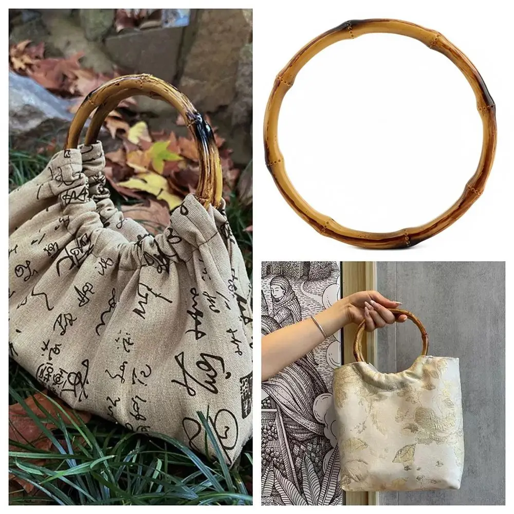 Bag Parts Round Bamboo Handbag Handle Plastic Retro Bags Handgrip Beach Bag Handles
Bag Parts Round Bamboo Handbag Handle Plastic Retro Bags Handgrip Beach Bag Handles
