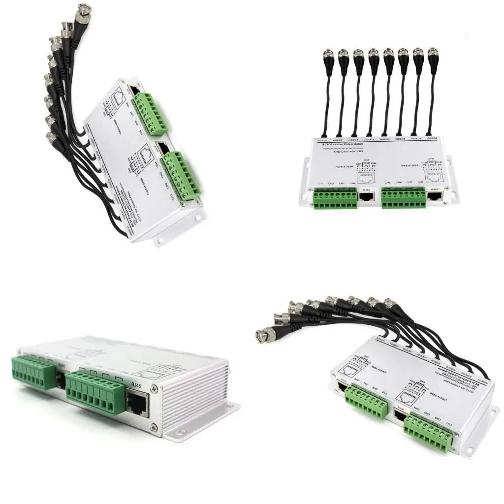 652F High Compatibility 8Channel UTPPassive Video Balun Transceiver Security Systems
652F High Compatibility 8Channel UTPPassive Video Balun Transceiver Security Systems