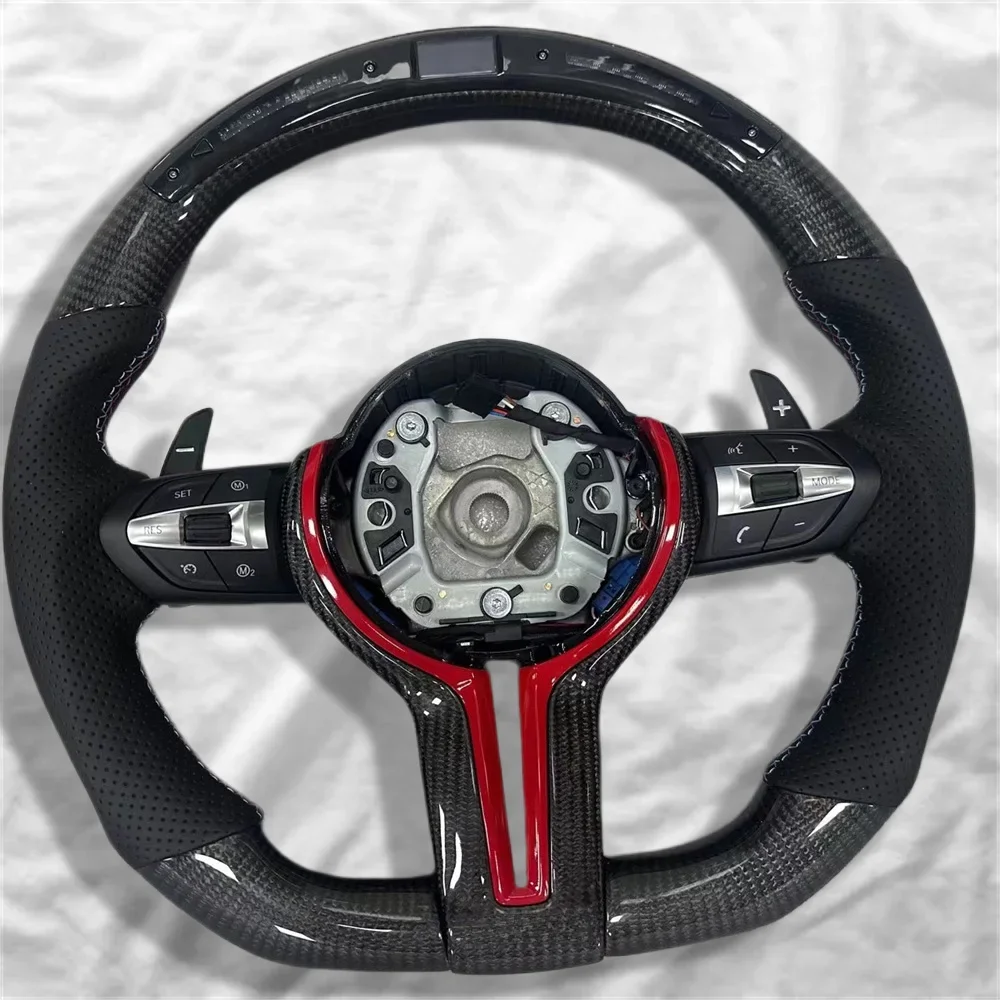 Steering Wheel LED Carbon Fiber Car Accessories For BMW F10 F11 F31 F20 F21 F22 F30 F15 F16 F35 F36 F32 F80 M3 M6 X1 F49 X2 X3
Steering Wheel LED Carbon Fiber Car Accessories For BMW F10 F11 F31 F20 F21 F22 F30 F15 F16 F35 F36 F32 F80 M3 M6 X1 F49 X2 X3