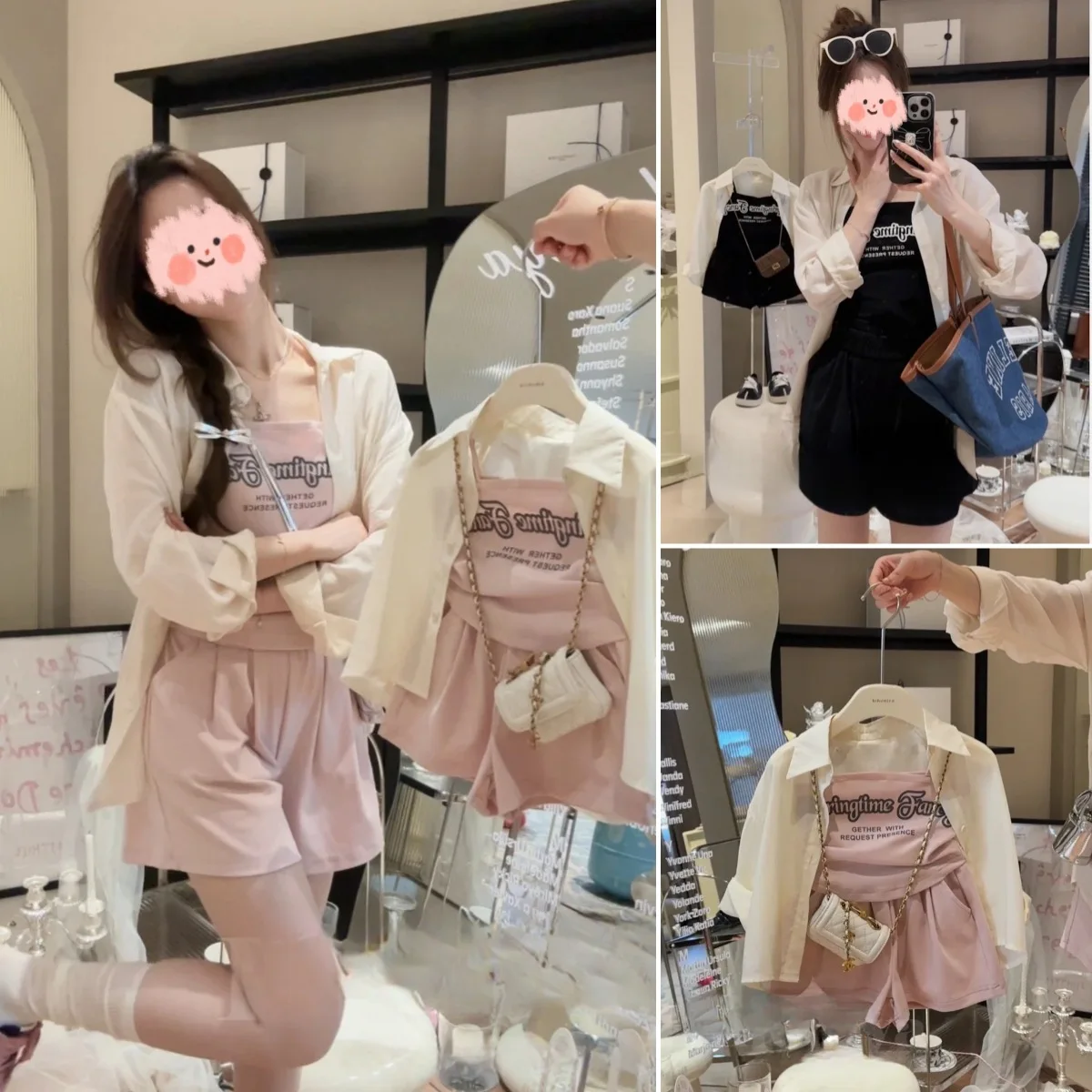 2026 Summer Mommy and Me Matching 3Pcs Set Streetwear Outfit Casual Cami + Shirt + Shorts for Mom and Daughter
2026 Summer Mommy and Me Matching 3Pcs Set Streetwear Outfit Casual Cami + Shirt + Shorts for Mom and Daughter