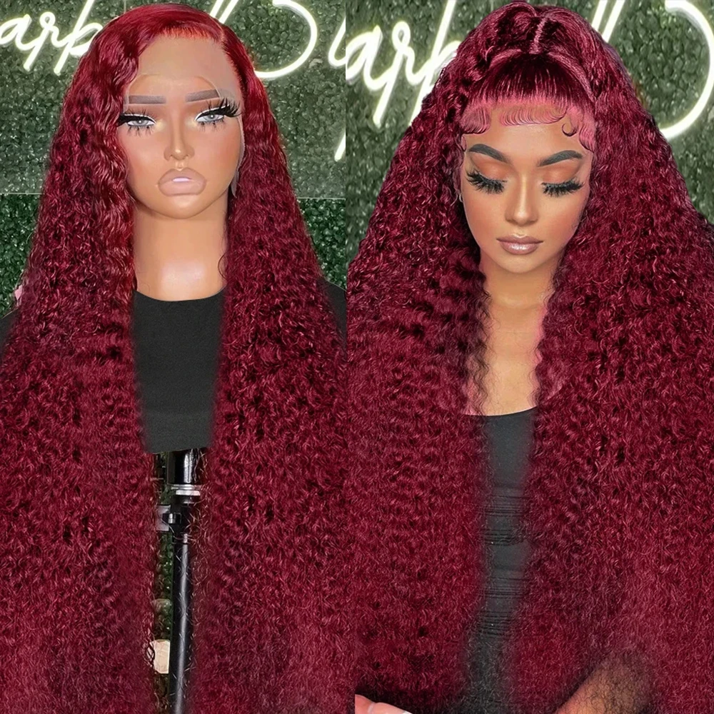 Deep Wave 99J Burgundy Glueless Human Hair 13x4 Lace Frontal Wigs 180 Density Red Colored 7x5 Lace Closure Wigs Ready To Wear
Deep Wave 99J Burgundy Glueless Human Hair 13x4 Lace Frontal Wigs 180 Density Red Colored 7x5 Lace Closure Wigs Ready To Wear