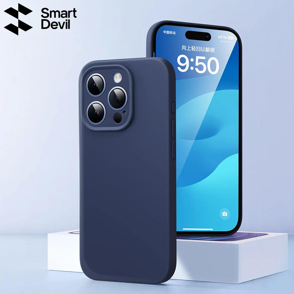 SmartDevil Liquid Silicone Case for iPhone 15 Pro Max Deep Purple Back Cover for Magsafe Soft Camera Lens with Screen Protector
SmartDevil Liquid Silicone Case for iPhone 15 Pro Max Deep Purple Back Cover for Magsafe Soft Camera Lens with Screen Protector