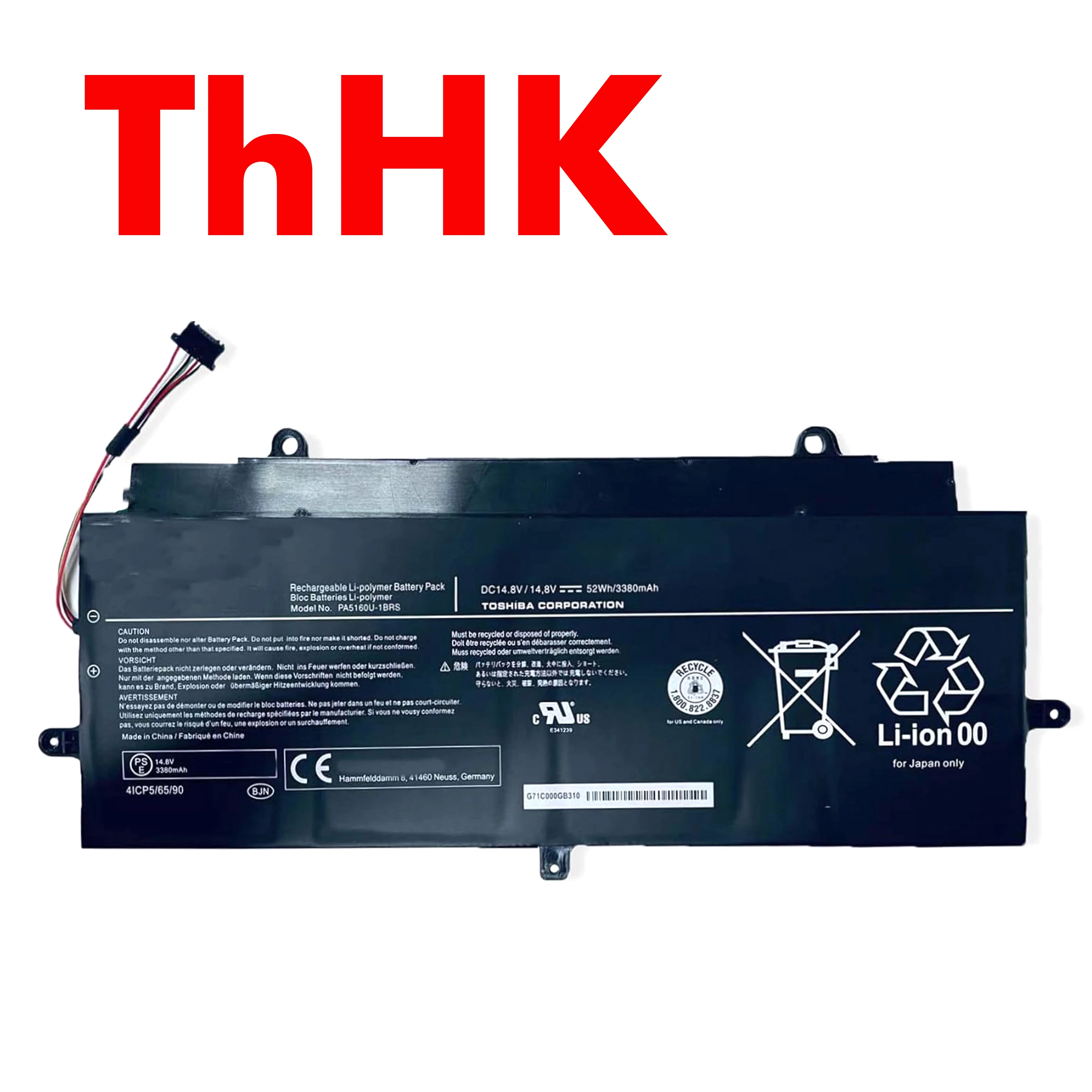 Genuine Original 52Wh PA5160U-1BRS Battery For Toshiba KIRA-101 KIRA-10D AT01S
Genuine Original 52Wh PA5160U-1BRS Battery For Toshiba KIRA-101 KIRA-10D AT01S