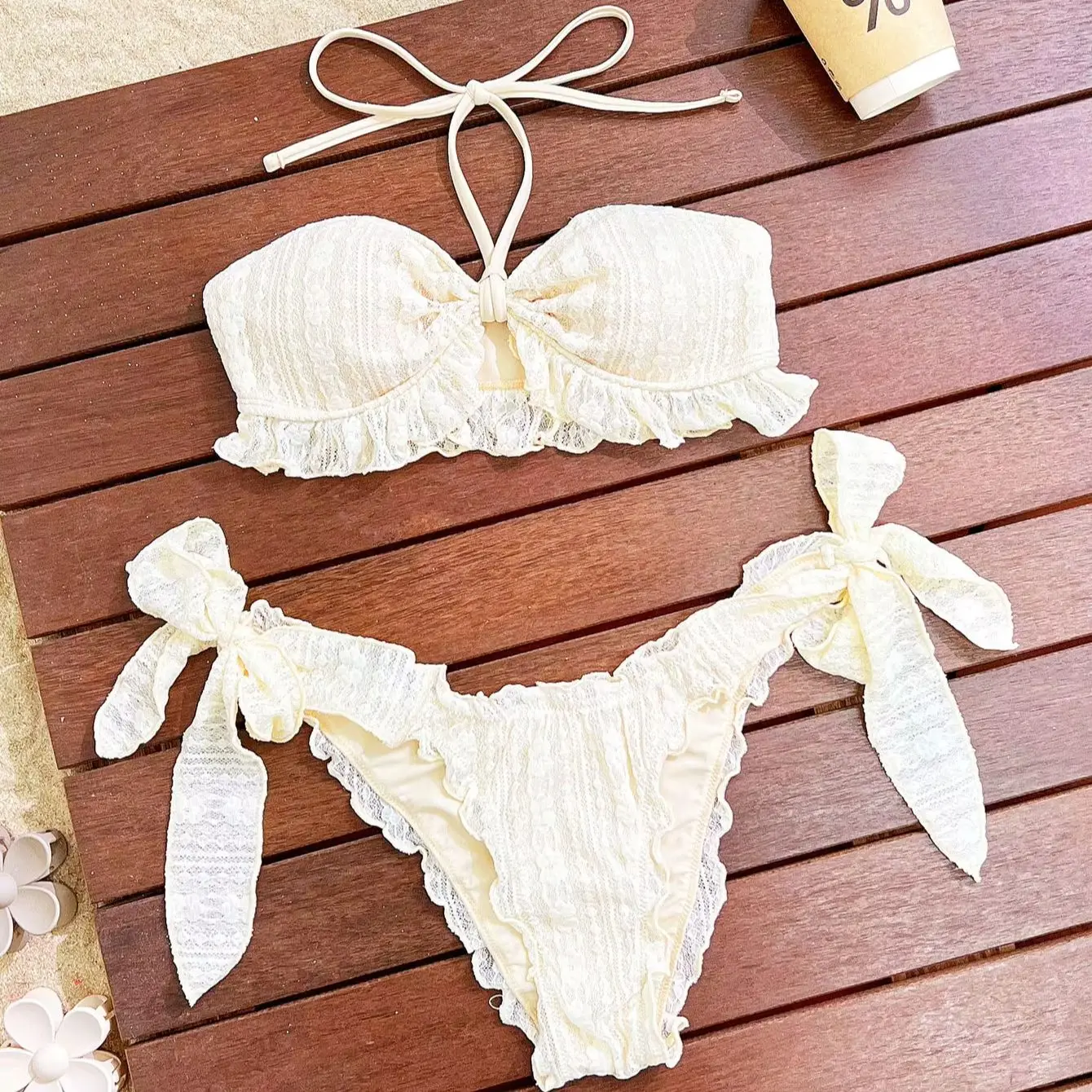Sexy Ruffled Push Up Bikini Brazilian Swimwear Women Fringed Side String Swimsuit Two Piece Bathing Suit Biquini Maillot De Bain
Sexy Ruffled Push Up Bikini Brazilian Swimwear Women Fringed Side String Swimsuit Two Piece Bathing Suit Biquini Maillot De Bain