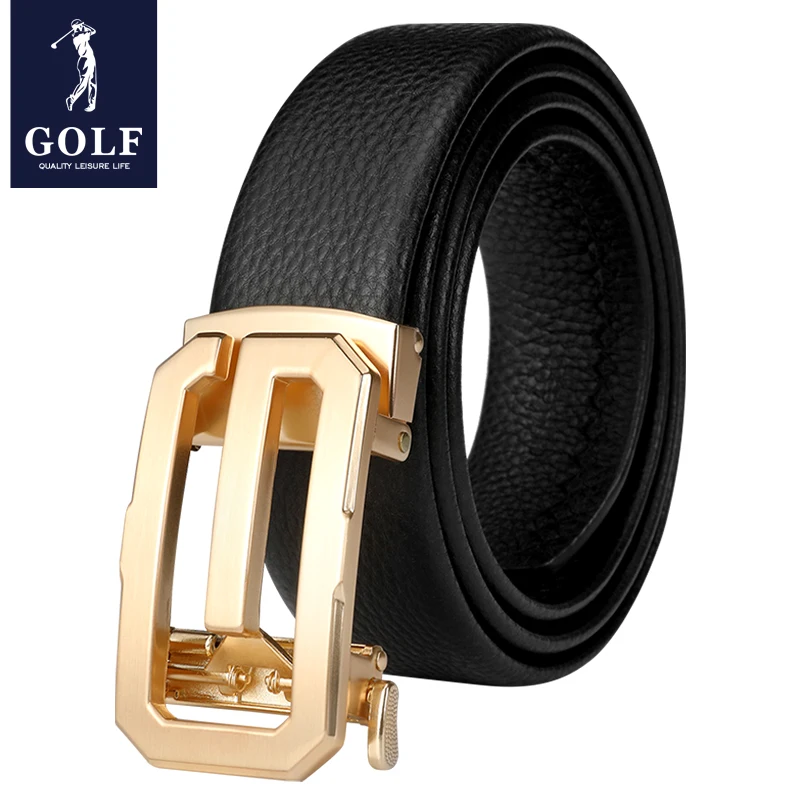 GOLF Men Belts Real Leather Black Man Belt Automatic Buckle 130cm Fashion Mens Trousers Belt Waist 110 120cm Mens Gifts with Box
GOLF Men Belts Real Leather Black Man Belt Automatic Buckle 130cm Fashion Mens Trousers Belt Waist 110 120cm Mens Gifts with Box