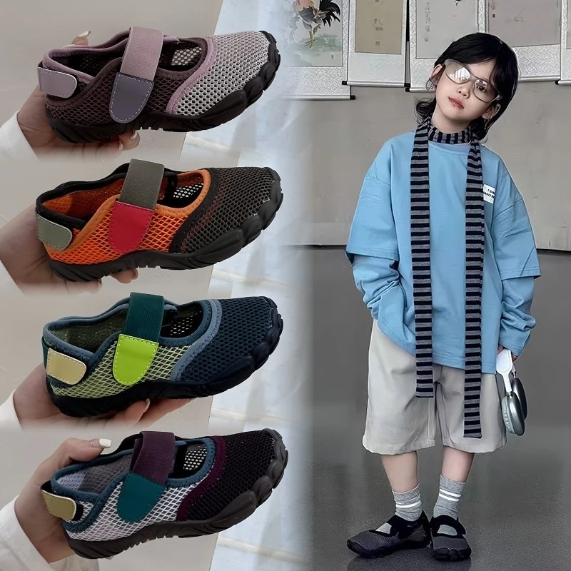 Children Soft-Soled Sports Sandals 2026 New Summer Lightweight Non-Slip Barefoot Shoes For Boys Girls Outdoor Sandals
Children Soft-Soled Sports Sandals 2026 New Summer Lightweight Non-Slip Barefoot Shoes For Boys Girls Outdoor Sandals
