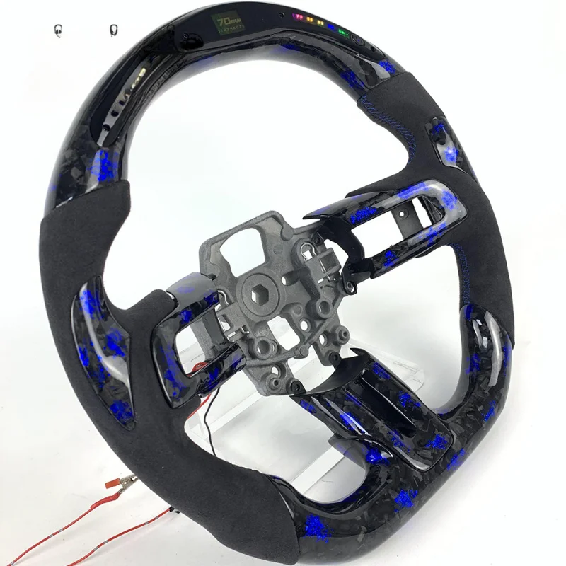 For Ford Mustang 2015+ | Luxury Black Leather Blue Patterned Carbon Fiber LED Steering Wheel
For Ford Mustang 2015+ | Luxury Black Leather Blue Patterned Carbon Fiber LED Steering Wheel
