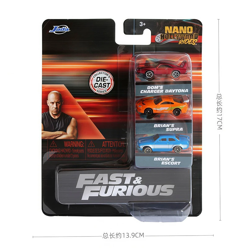 Jada 1:128 Alloy Supra/Escort/Charger Daytona Mini Car Model Set Static Collection Decorated Holiday Gifts Toys
Jada 1:128 Alloy Supra/Escort/Charger Daytona Mini Car Model Set Static Collection Decorated Holiday Gifts Toys