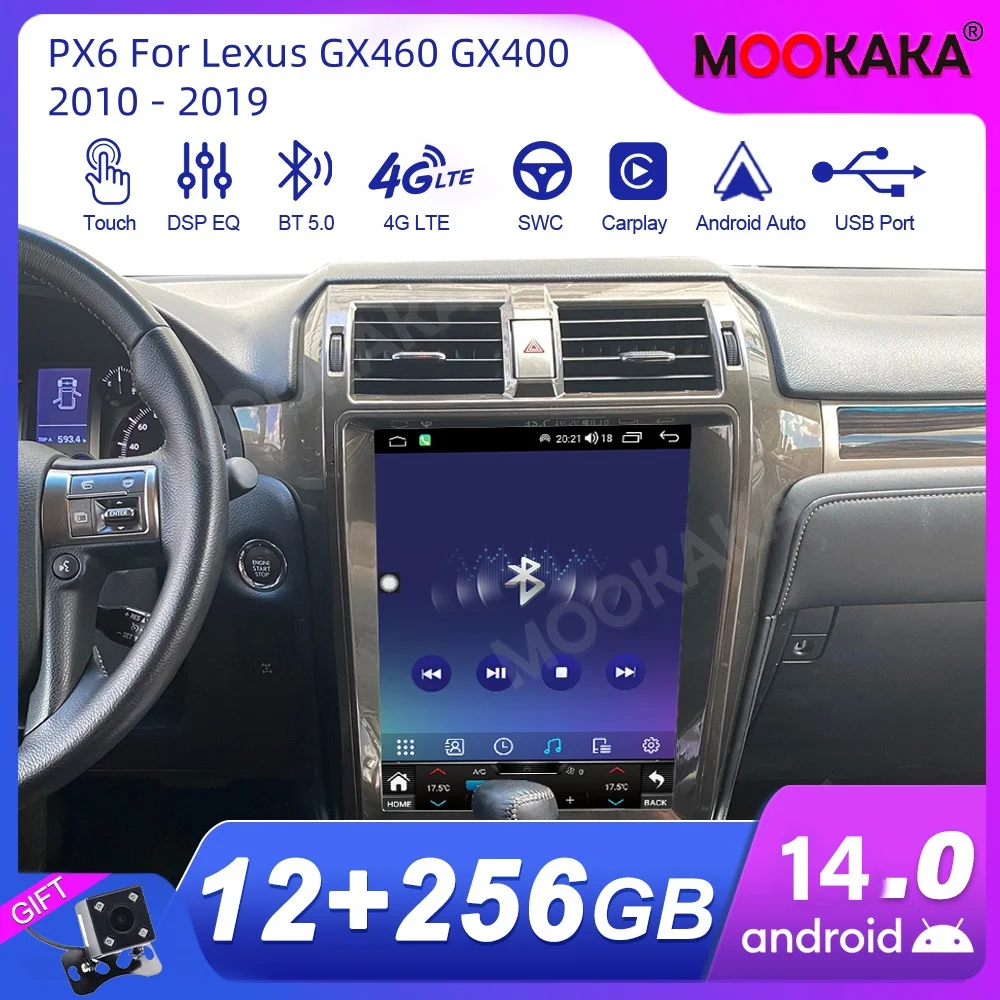 PX6 For Lexus GX460 GX400 2010 - 2019 Car Radio Multimedia Player Wireless Carplay Android Auto Autoradio Stereo GPS Navigation
PX6 For Lexus GX460 GX400 2010 - 2019 Car Radio Multimedia Player Wireless Carplay Android Auto Autoradio Stereo GPS Navigation