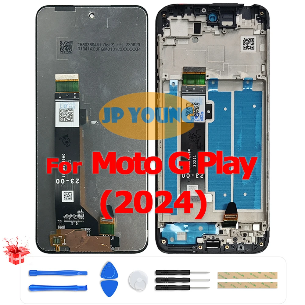 Original 6.5" LCD Touch Screen Digitizer Assembly for Motorola Moto G Play (2024) - Replacement
Original 6.5" LCD Touch Screen Digitizer Assembly for Motorola Moto G Play (2024) - Replacement