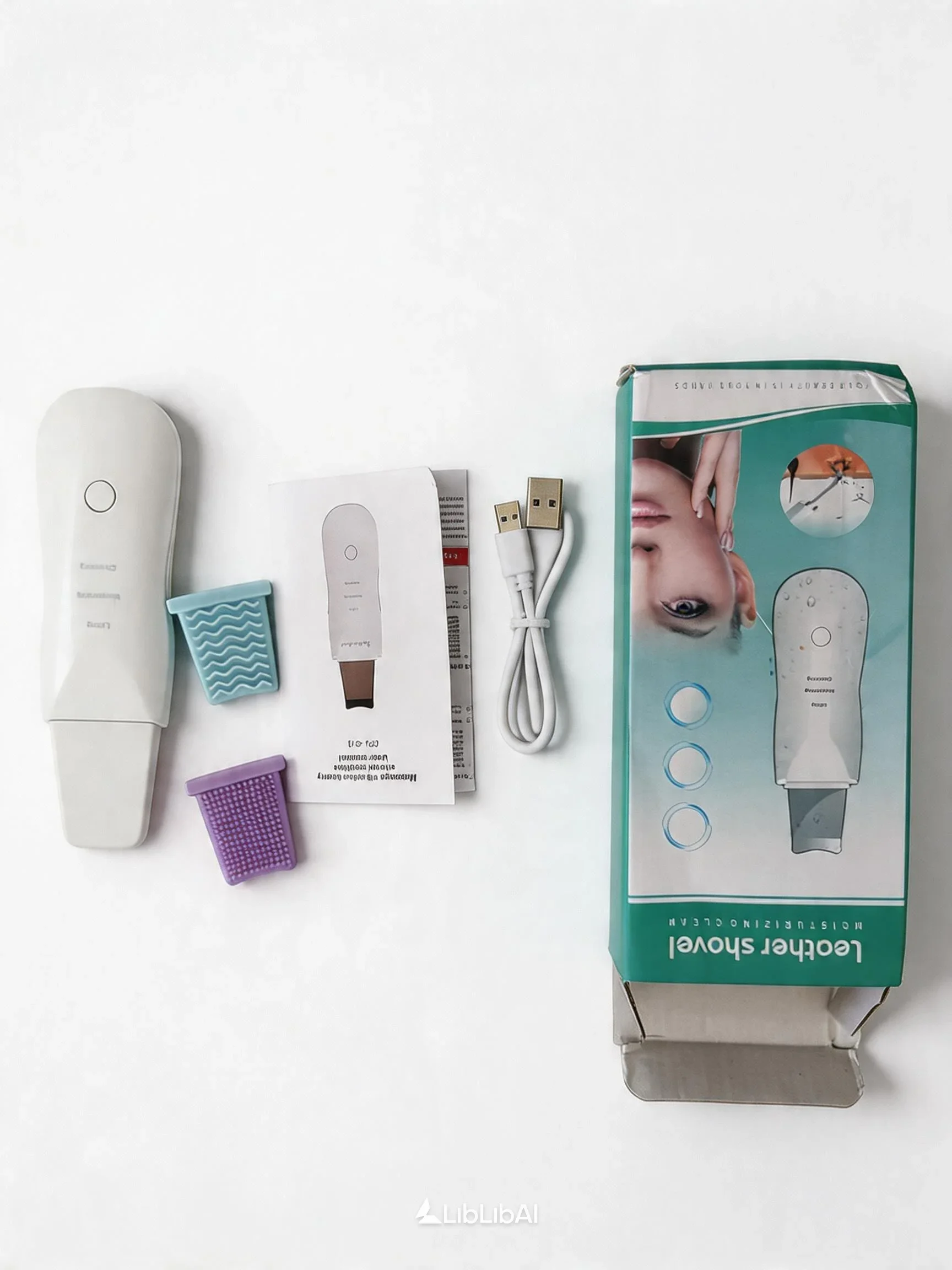 Ultrasonic Skin Scrubber Spatula, Blackhead Remover Deep Cleansing Pore Cleaner, Facial Exfoliating Beauty Tool for Home Use
Ultrasonic Skin Scrubber Spatula, Blackhead Remover Deep Cleansing Pore Cleaner, Facial Exfoliating Beauty Tool for Home Use