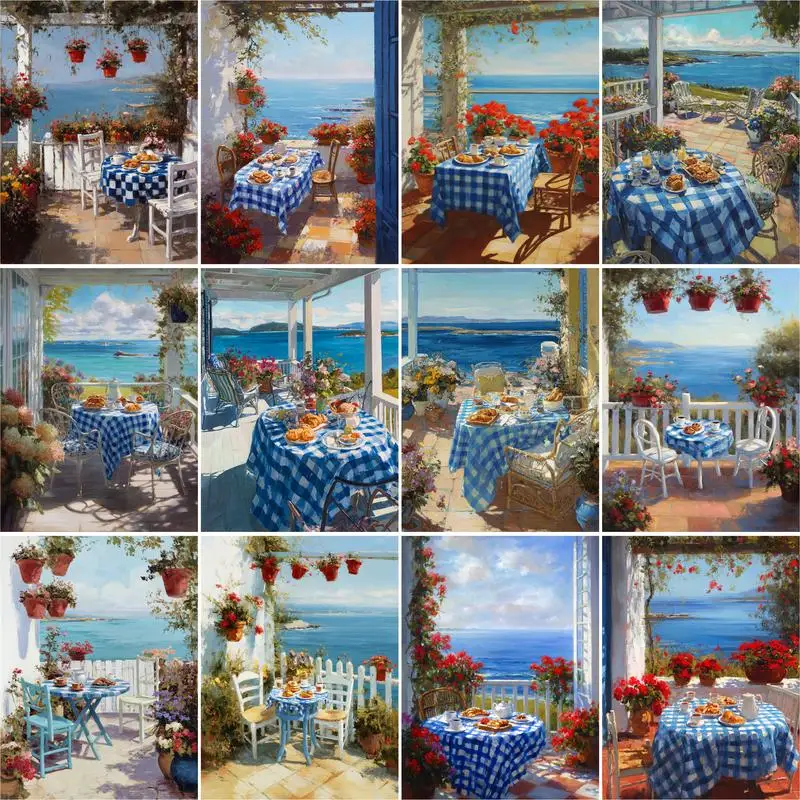 GATYZTORY Pictures By Numbers Balcony Scenery Frame Painting By Numbers Landscape On Canvas DIY Home Decoration DIY Gift
GATYZTORY Pictures By Numbers Balcony Scenery Frame Painting By Numbers Landscape On Canvas DIY Home Decoration DIY Gift