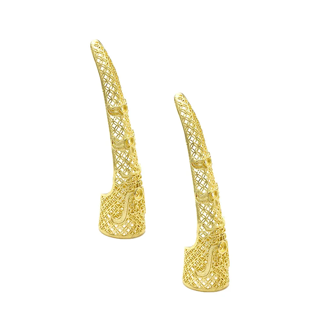 2pcs Finger Armor Nail Guards Copper Covers Women Role Playing Costume Props Hand Accessories Delicate Decorative Fingertip
2pcs Finger Armor Nail Guards Copper Covers Women Role Playing Costume Props Hand Accessories Delicate Decorative Fingertip