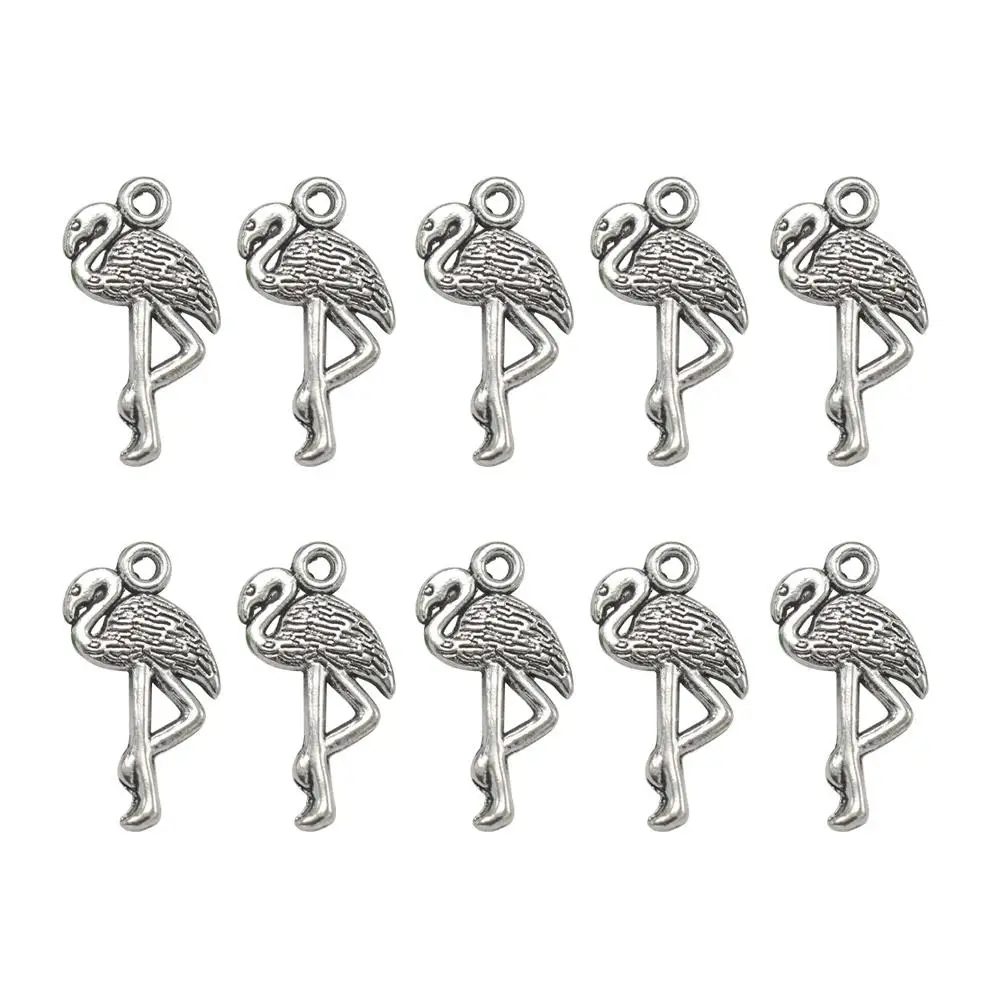 20 Pcs Flamingo Alloy Pendant Charm Silver Jewelry Making Pendants Accessories Necklace Bracelet Earrings DIY Craft
20 Pcs Flamingo Alloy Pendant Charm Silver Jewelry Making Pendants Accessories Necklace Bracelet Earrings DIY Craft