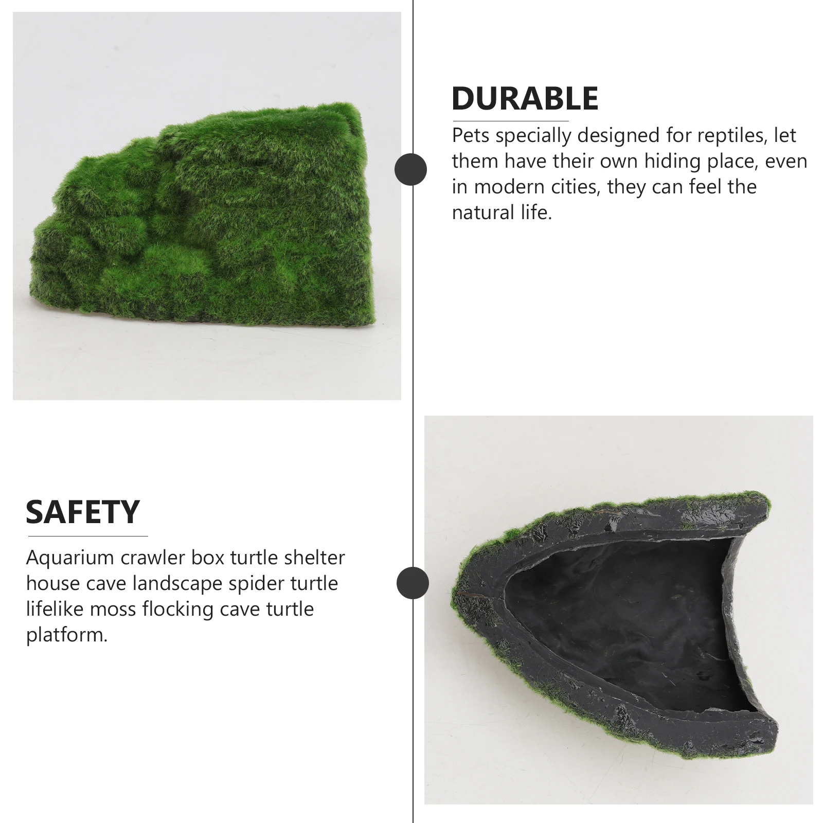 1Pcs Turtle Moss Cave Resin Hiding Place Reptile Tortoise Aquarium Fish Tank Ornament Reptile Habitat
1Pcs Turtle Moss Cave Resin Hiding Place Reptile Tortoise Aquarium Fish Tank Ornament Reptile Habitat