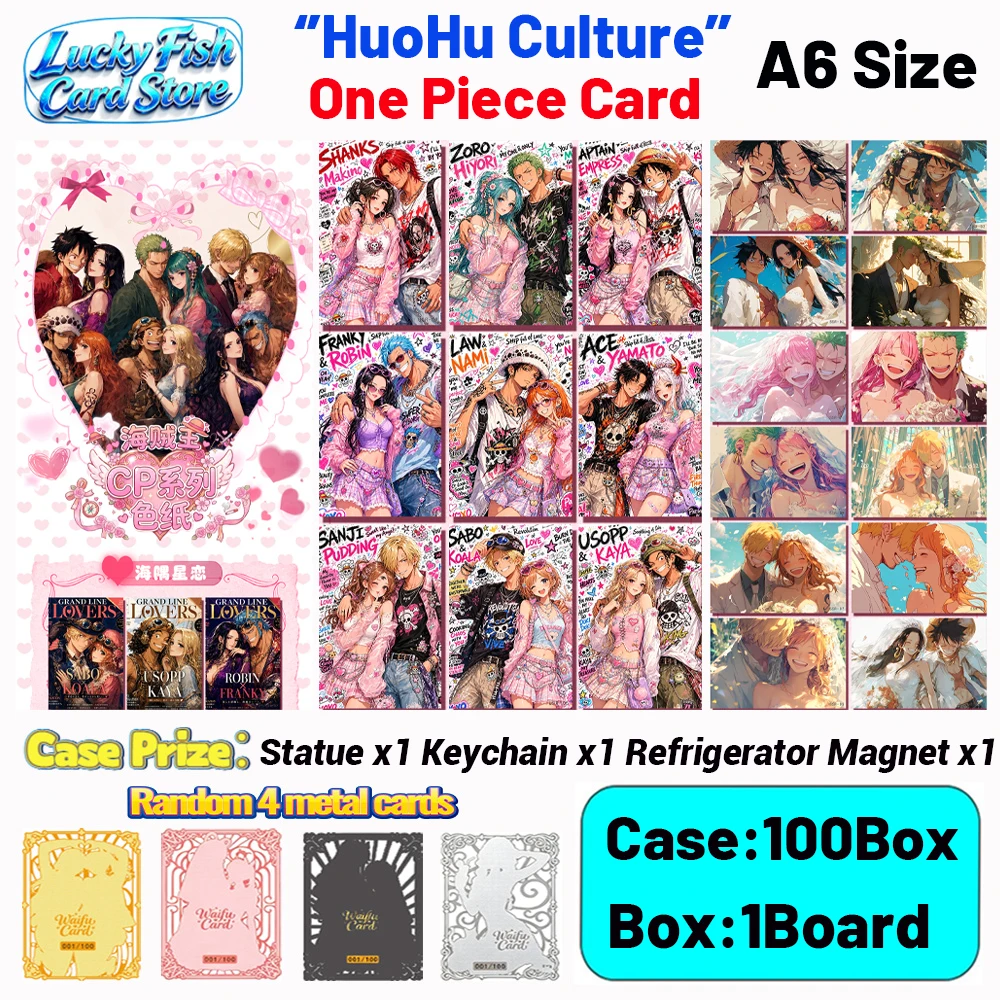 Wholesale 2026 New HuoHu Creative Studio One Piece Waifu Cards 100 Pieces A6 Size Acrylic Boards Children's Toys Birthday Gifts
Wholesale 2026 New HuoHu Creative Studio One Piece Waifu Cards 100 Pieces A6 Size Acrylic Boards Children's Toys Birthday Gifts