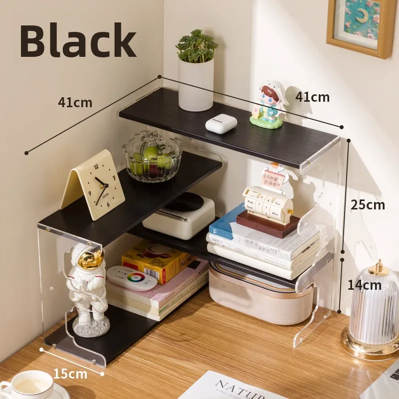 Multi-functional Solid wood bookshelf Corner shelf Student desk storage rack Simple desk storage rack Household desk bookcase
Multi-functional Solid wood bookshelf Corner shelf Student desk storage rack Simple desk storage rack Household desk bookcase