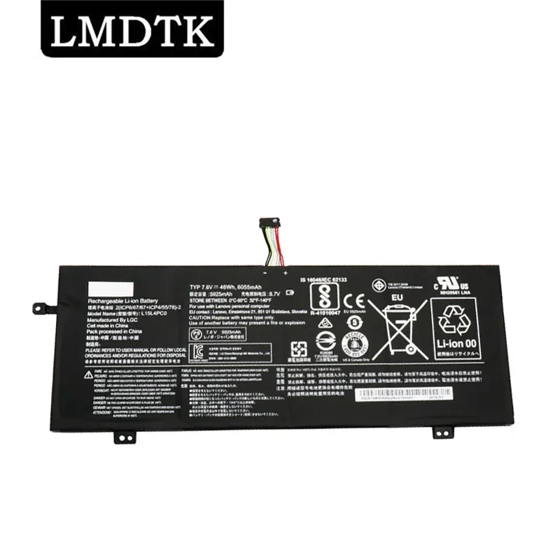 LMDTK Новый L15L4PC0 Аккумулятор для ноутбука Lenovo IdeaPad 710S-13ISK 710S-IKB Xiaoxin Air 13 Φ L15M4PC0 L15S4PC0 7,6 V
LMDTK Новый L15L4PC0 Аккумулятор для ноутбука Lenovo IdeaPad 710S-13ISK 710S-IKB Xiaoxin Air 13 Φ L15M4PC0 L15S4PC0 7,6 V