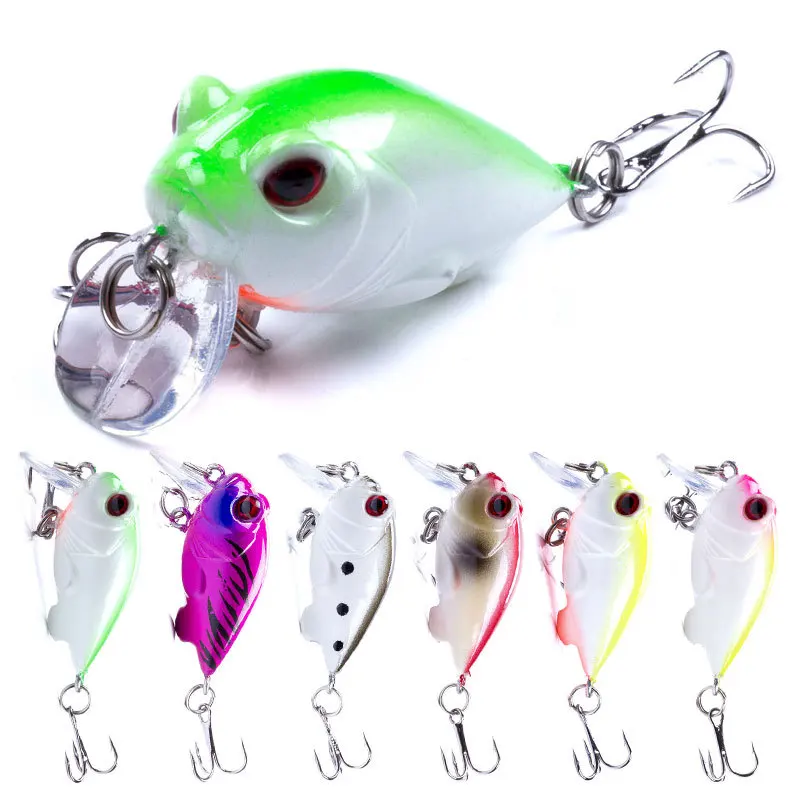4cm 5.2g Micro Crankbait Vibrating Realistic Durable Floating Long Cast Hard Bait For Bass Perch Trout Freshwater Angling Tackle
4cm 5.2g Micro Crankbait Vibrating Realistic Durable Floating Long Cast Hard Bait For Bass Perch Trout Freshwater Angling Tackle