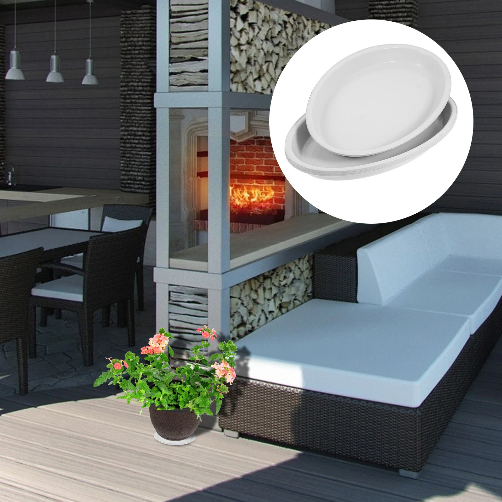 4pcs Plant Growing Tray Plastic Oval Trays Heavy Duty Plant Trays Plant Growing Tray for Gardening Use
4pcs Plant Growing Tray Plastic Oval Trays Heavy Duty Plant Trays Plant Growing Tray for Gardening Use