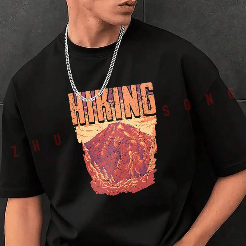 Wandern Hiking Print Tshirt Men Crew Neck Tops Black New Mens Hip Hop O-neck Tee Shirt Motorcycle Casual T-shirt
Wandern Hiking Print Tshirt Men Crew Neck Tops Black New Mens Hip Hop O-neck Tee Shirt Motorcycle Casual T-shirt
