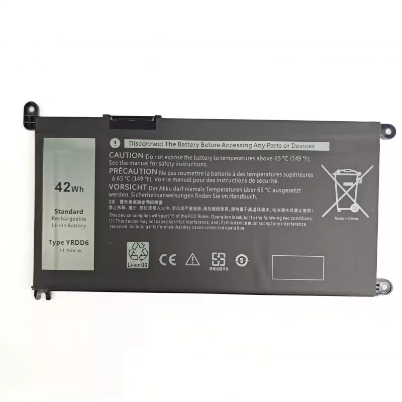 YRDD6 Laptop Battery For DELL Inspiron 5482 5480 5481 5485 5491 5591 5593 3583 3310 3493 3582 3593 3793 5584 54593
YRDD6 Laptop Battery For DELL Inspiron 5482 5480 5481 5485 5491 5591 5593 3583 3310 3493 3582 3593 3793 5584 54593