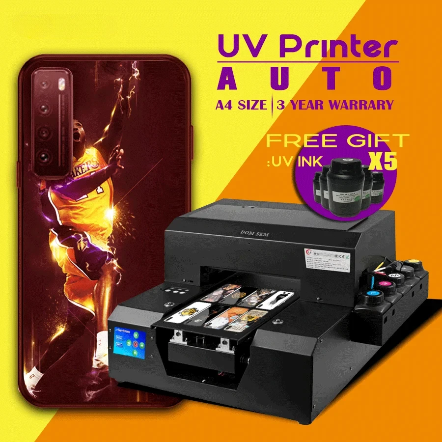 DOMSEM A4 UV Printers golf ball printer UV inkjet flatbed machine with printing tray jig
DOMSEM A4 UV Printers golf ball printer UV inkjet flatbed machine with printing tray jig