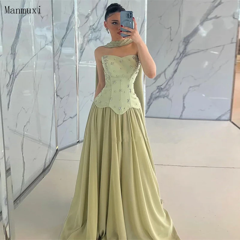 Вечерние платья Manmuxi по индивидуальному заказу, вечернее платье трапециевидной формы для выпускного вечера 20225, роскошное платье без бретелек длиной до пола فساتين سهرة
Вечерние платья Manmuxi по индивидуальному заказу, вечернее платье трапециевидной формы для выпускного вечера 20225, роскошное платье без бретелек длиной до пола فساتين سهرة