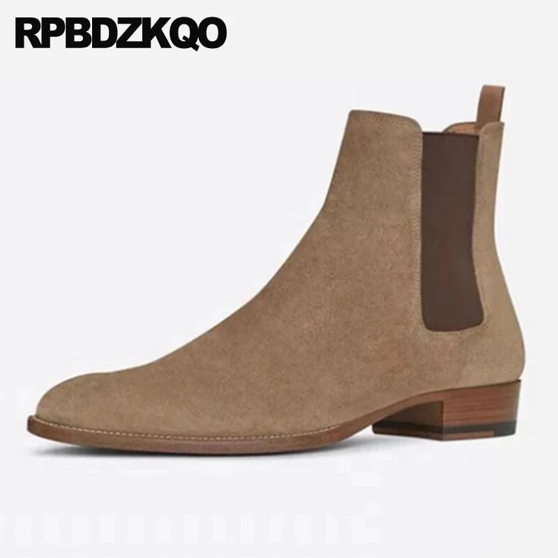 Round Toe Chelsea Block Nubuck Motorcycle Plus Size Boots Ankle Low Heel Men Short Real Leather 12 Belts Full Grain 46 Biker
Round Toe Chelsea Block Nubuck Motorcycle Plus Size Boots Ankle Low Heel Men Short Real Leather 12 Belts Full Grain 46 Biker