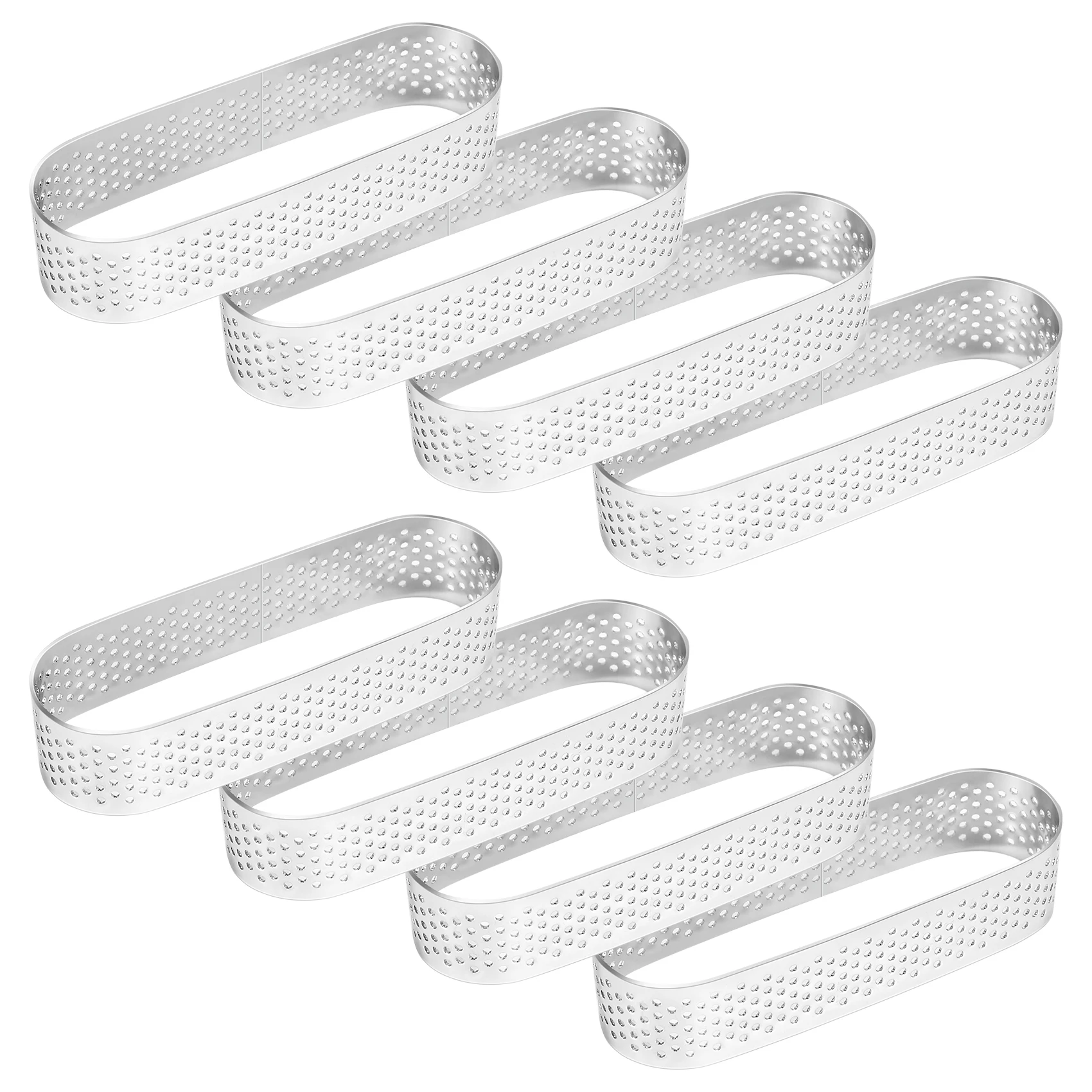 BABQ 8Pcs Oval Tartlet Molds French Dessert Mousse Fruit Pie Tart Ring Quiche Cake Mold, Stainless Steel Tart Mousse Ring
BABQ 8Pcs Oval Tartlet Molds French Dessert Mousse Fruit Pie Tart Ring Quiche Cake Mold, Stainless Steel Tart Mousse Ring