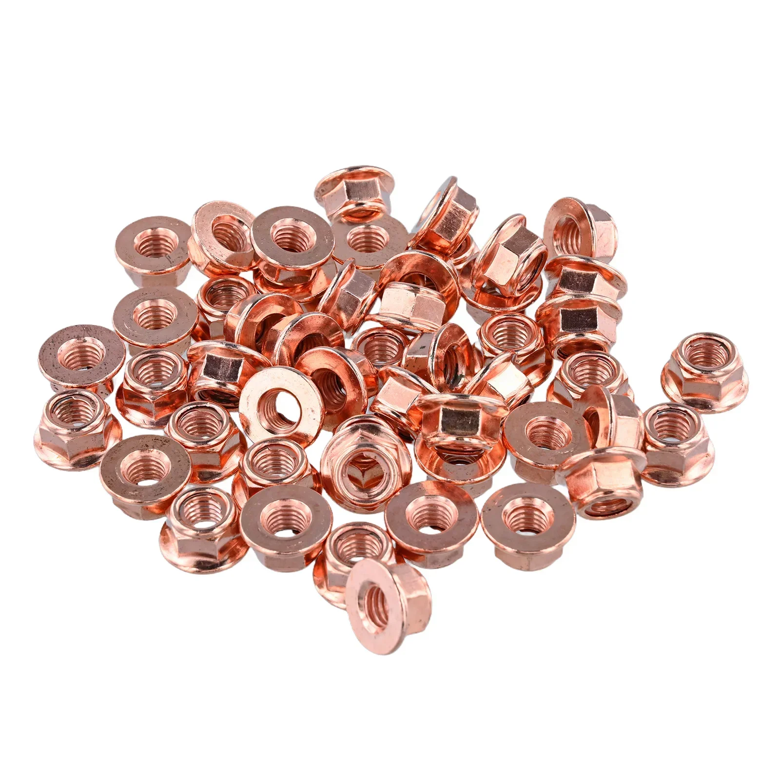 50Pcs/pack Car Exhaust Manifold Lock Nuts Copper Plated M8x1.25 For BMW Vehicles Metal Hexagon Nut Car Acesssories Tools
50Pcs/pack Car Exhaust Manifold Lock Nuts Copper Plated M8x1.25 For BMW Vehicles Metal Hexagon Nut Car Acesssories Tools