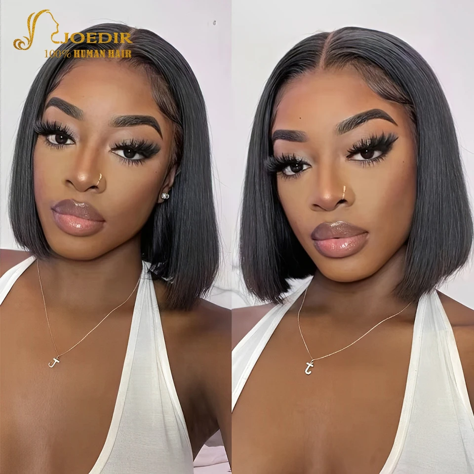 Joedir Short Straight Bob 13x1 T Part Lace Front 100% Human Hair Wigs For Women Brazilian Remy Hair Glueless Colored 8"14" Wigs
Joedir Short Straight Bob 13x1 T Part Lace Front 100% Human Hair Wigs For Women Brazilian Remy Hair Glueless Colored 8"14" Wigs