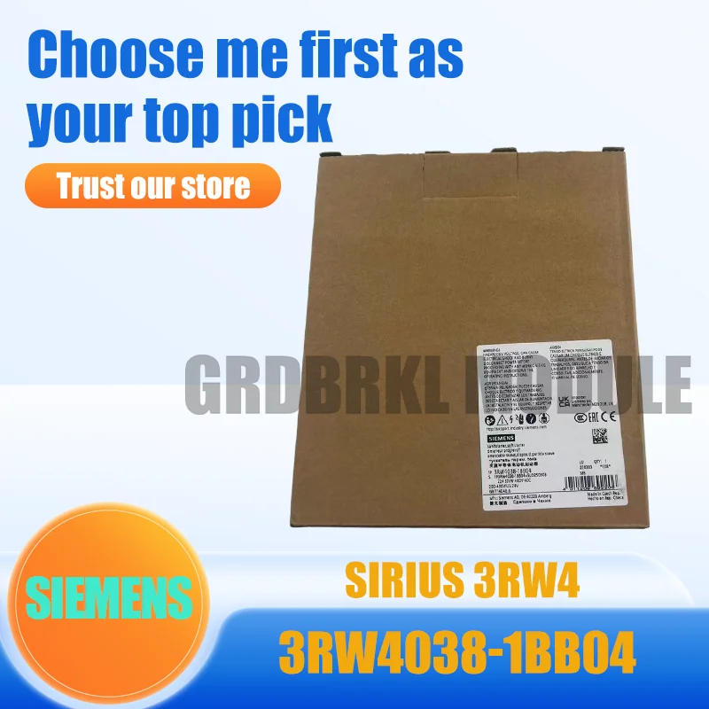 New Original SIEMENS 3RW4038-1BB04 3RW4038-2BB04 SIRIUS Soft Starter
New Original SIEMENS 3RW4038-1BB04 3RW4038-2BB04 SIRIUS Soft Starter